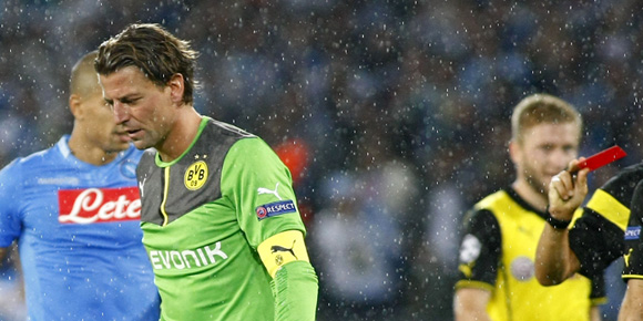 Kartu Merah Weidenfeller (Dortmund) vs Napoli