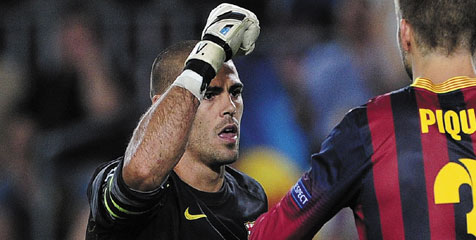 Valdes Tegaskan Tetap Pergi Dari Barcelona Valdes Tegaskan Tetap Pergi Dari Barcelona