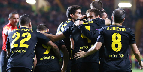 Fabregas dan Xavi Kompak Puji Atmosfer Celtic Park Fabregas dan Xavi Kompak Puji Atmosfer Celtic Park