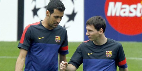 Busquets Sebut Messi Tak Tergantikan di Barca Busquets Sebut Messi Tak Tergantikan di Barca