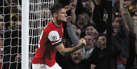 Giroud: Kekalahan Tak Bikin Panik Arsenal Giroud: Kekalahan Tak Bikin Panik Arsenal
