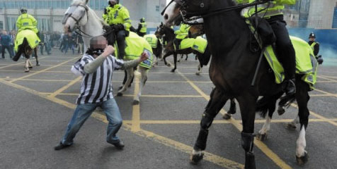 Fans Newcastle Dibui Setahun Usai Hajar Seekor Kuda Fans Newcastle Dibui Setahun Usai Hajar Seekor Kuda