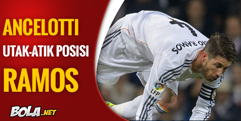 Utak-Atik Posisi Ramos, Inilah Alasan Ancelotti Utak-Atik Posisi Ramos, Inilah Alasan Ancelotti