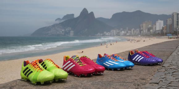 Detail Sepatu Warna-Warni Adidas Samba Untuk Piala Dunia Detail Sepatu Warna-Warni Adidas Samba Untuk Piala Dunia