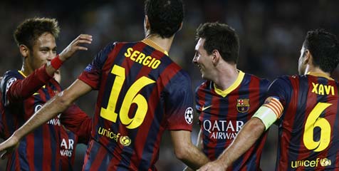 Review: Akhiri Paceklik Gol, Messi Bawa Barca Gilas Milan