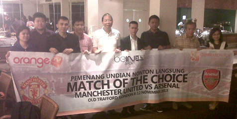 Orange TV Penuhi Janji Ajak Pelanggan ke Manchester Orange TV Penuhi Janji Ajak Pelanggan ke Manchester