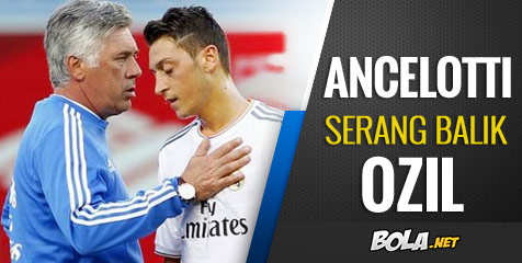 Ancelotti: Ozil Tak Mau Bersaing, CR7 Terbaik Ancelotti: Ozil Tak Mau Bersaing, CR7 Terbaik