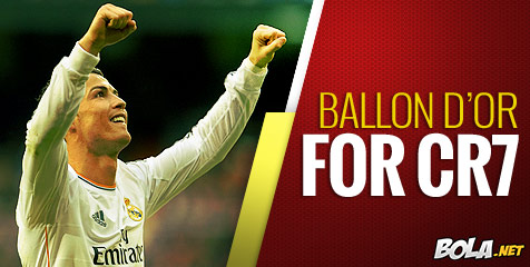 Publik Bernabeu Tuntut Ballon d'Or untuk CR7