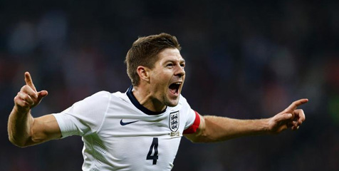 Gerrard Senang Ekpektasi untuk Inggris Realistis Gerrard Senang Ekpektasi untuk Inggris Realistis