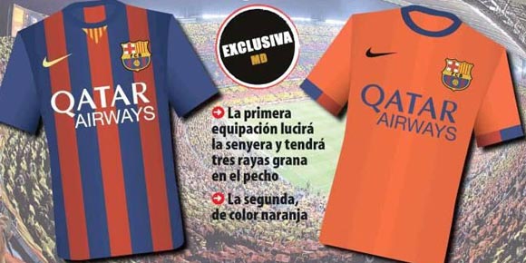 Bocoran Jersey: Barcelona 2014-2015 Bocoran Jersey: Barcelona 2014-2015