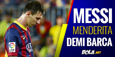 'Messi Menderita Demi Barca' 'Messi Menderita Demi Barca'