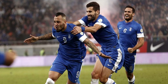 Highlights Playoff WCQ 2014: Yunani 3-1 Rumania Highlights Playoff WCQ 2014: Yunani 3-1 Rumania