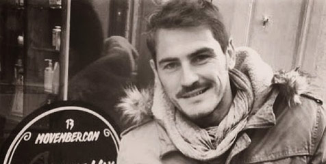 Ikut Kampanye Kesehatan, Casillas Tumbuhkan Kumis