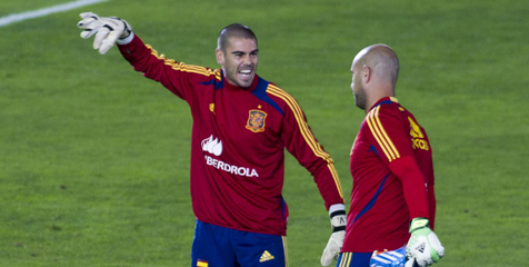 Reina Tak Peduli Meski Spanyol Kalah Reina Tak Peduli Meski Spanyol Kalah