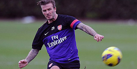 David Beckham Wajibkan Setan Merah Salip Arsenal David Beckham Wajibkan Setan Merah Salip Arsenal