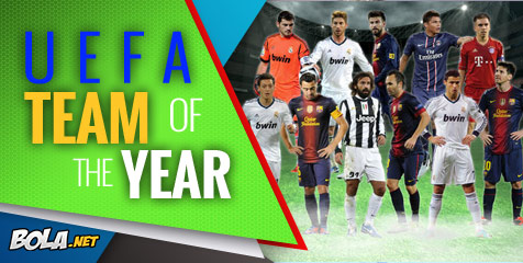 Nominasi UEFA Team Of The Year 2013 Nominasi UEFA Team Of The Year 2013