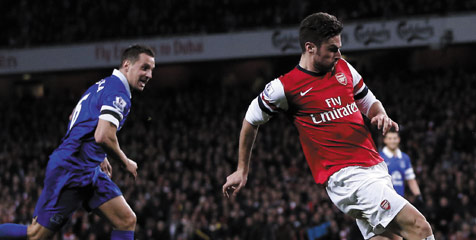Jagielka Sempat Dibuat Ketakutan Tendangan Giroud Jagielka Sempat Dibuat Ketakutan Tendangan Giroud