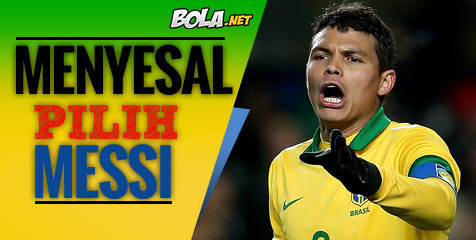 Thiago Silva Menyesal Pilih Messi di Ballon d'Or Thiago Silva Menyesal Pilih Messi di Ballon d'Or
