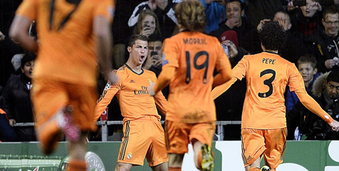 Copenhagen 0-2 Madrid, Ronaldo Man of the Match Copenhagen 0-2 Madrid, Ronaldo Man of the Match