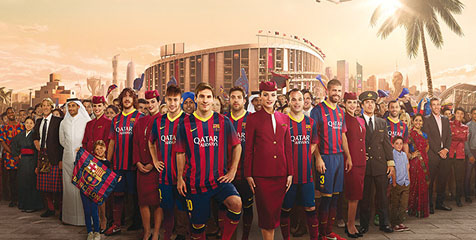 Barcelona Land, Kerja Sama Canggih Barca dan Qatar Airways