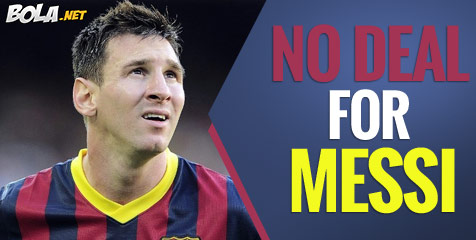 Messi: Saya Tidak Minta Kontrak Baru
