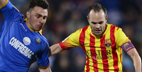 Iniesta: Sekarang Saya Bisa Pensiun di Barca Iniesta: Sekarang Saya Bisa Pensiun di Barca