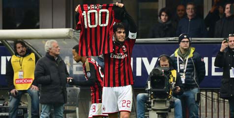 Cetak dua gol, Kaka Catatkan Sejarah di Milan Cetak dua gol, Kaka Catatkan Sejarah di Milan
