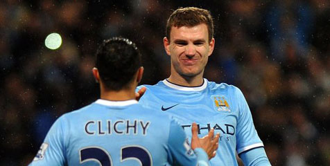 Gembira, Dzeko Salah Sebut Skor Akhir City Gembira, Dzeko Salah Sebut Skor Akhir City