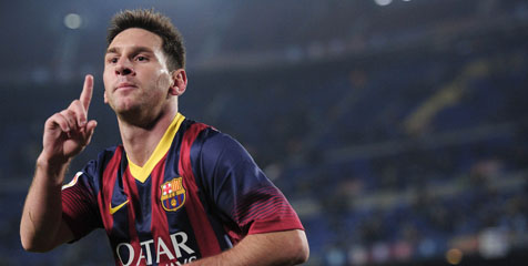 Catat Brace, Messi 'Diburu' Pemain Barcelona Catat Brace, Messi 'Diburu' Pemain Barcelona