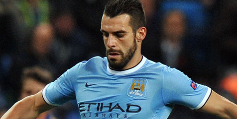 Negredo Tak Yakin Derby Manchester Tersaji di Final COC Negredo Tak Yakin Derby Manchester Tersaji di Final COC