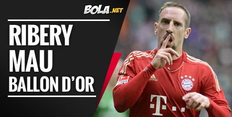 Ribery: Tak Logis Jika Saya Tak Dapat Ballon d'Or