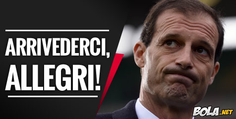 Tersukses Kedua Era Berlusconi, Allegri Tetap Dipecat Tersukses Kedua Era Berlusconi, Allegri Tetap Dipecat