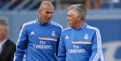 Zidane Bersyukur Dapat Bimbingan Ancelotti & Perez