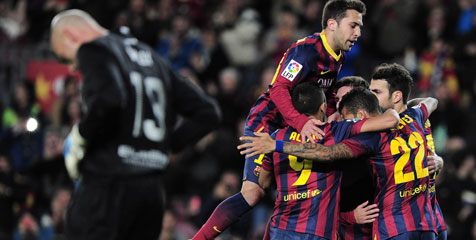 Highlights La Liga: Barcelona 3-0 Malaga Highlights La Liga: Barcelona 3-0 Malaga