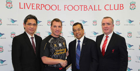 Garuda Indonesia Sponsori Baju Latihan Liverpool Garuda Indonesia Sponsori Baju Latihan Liverpool