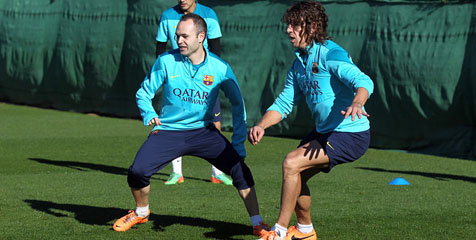 Iniesta dan Puyol Kembali Gabung Skuat Inti Iniesta dan Puyol Kembali Gabung Skuat Inti