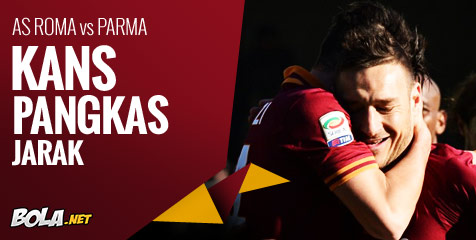 Preview: AS Roma vs Parma, Kans Pangkas Jarak