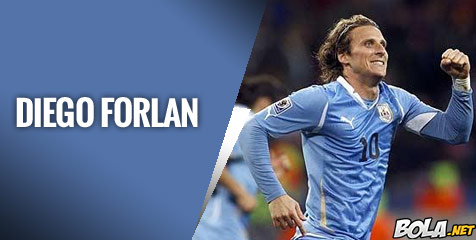 Forlan: Uruguay Setara Inggris dan Italia Forlan: Uruguay Setara Inggris dan Italia