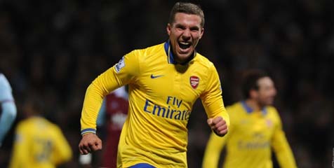 Podolski: Capai Puncak Rasanya Memuaskan Podolski: Capai Puncak Rasanya Memuaskan