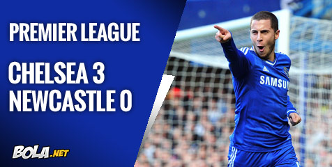 Review: Hazard Tiga, Chelsea Bertakhta