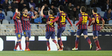 Review: Ditahan Sociedad, Barca Perkasa ke Final Review: Ditahan Sociedad, Barca Perkasa ke Final