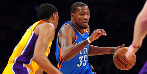 Cetak 43 Poin, Durant Antar Thunder Tundukkan Lakers Cetak 43 Poin, Durant Antar Thunder Tundukkan Lakers