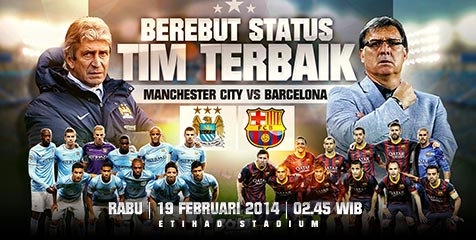 Komparasi Singkat Manchester City - Barcelona Komparasi Singkat Manchester City - Barcelona