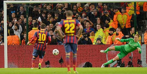 Review: Penalti Messi Permalukan City di Etihad