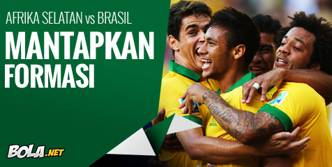 Preview: Afrika Selatan vs Brasil, Mantapkan Formasi Preview: Afrika Selatan vs Brasil, Mantapkan Formasi