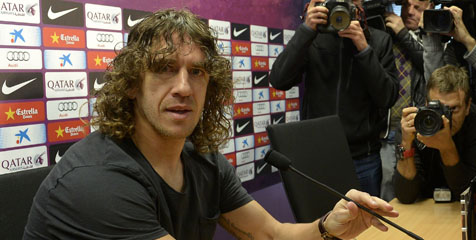 Pique Tak Bisa Bayangkan Barca Tanpa Puyol Pique Tak Bisa Bayangkan Barca Tanpa Puyol