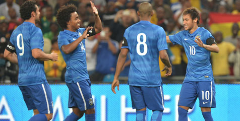 Review: Hattrick Neymar Pimpin Pesta Gol Brasil Review: Hattrick Neymar Pimpin Pesta Gol Brasil