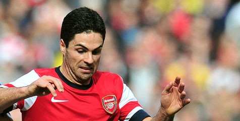 Penalti Vital, Wenger Puji Arteta Penalti Vital, Wenger Puji Arteta
