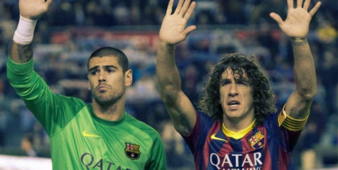 'Kepergian Puyol & Valdes Paksa Perombakan Besar Barca' 'Kepergian Puyol & Valdes Paksa Perombakan Besar Barca'