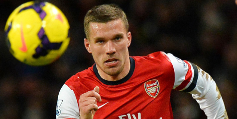 Podolski Ingin Kembali Bobol Gawang Spurs Podolski Ingin Kembali Bobol Gawang Spurs